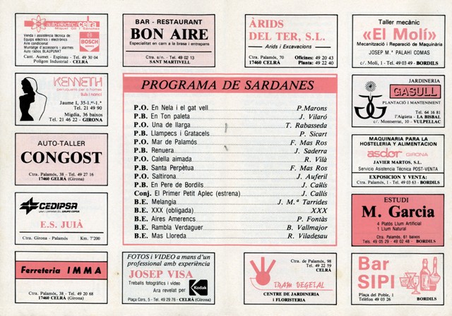 1990_04_04_programa_sardanes_ 1er petit aplec Bordils 4_000195